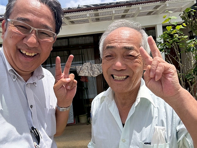 水戸市　瓦屋根の漆喰詰め直し工事の完了後にいただいたお客様の声